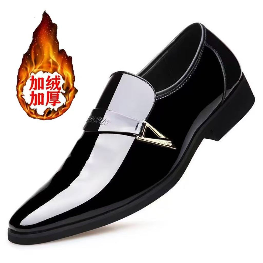 【boutique quality】men's fashionable and versatile business classic leather dress shoes - trendy, versatile, comfortable, and breathable