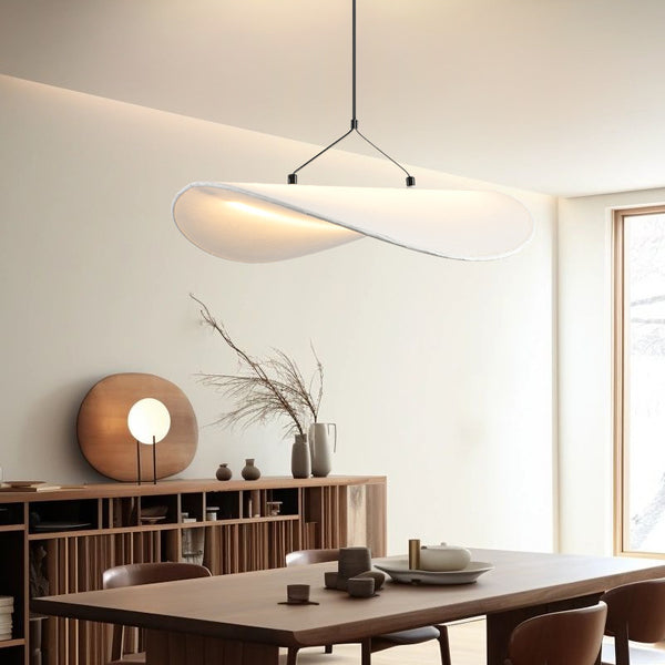 [Wow] New Works silk chandelier Japanese-style wabi-sabi wind B & B tea room design dining room bedroom light