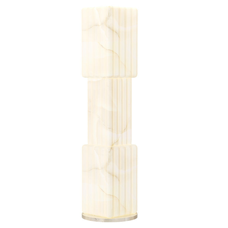 new imitation marble cream style vertical hotel b&b decorative lamp scandinavian house elegant displaced floor lamp