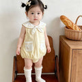 Summer lightweight romper baby princess super cute stylish bodysuit infant clothes summer sleeveless outing jumpsuit