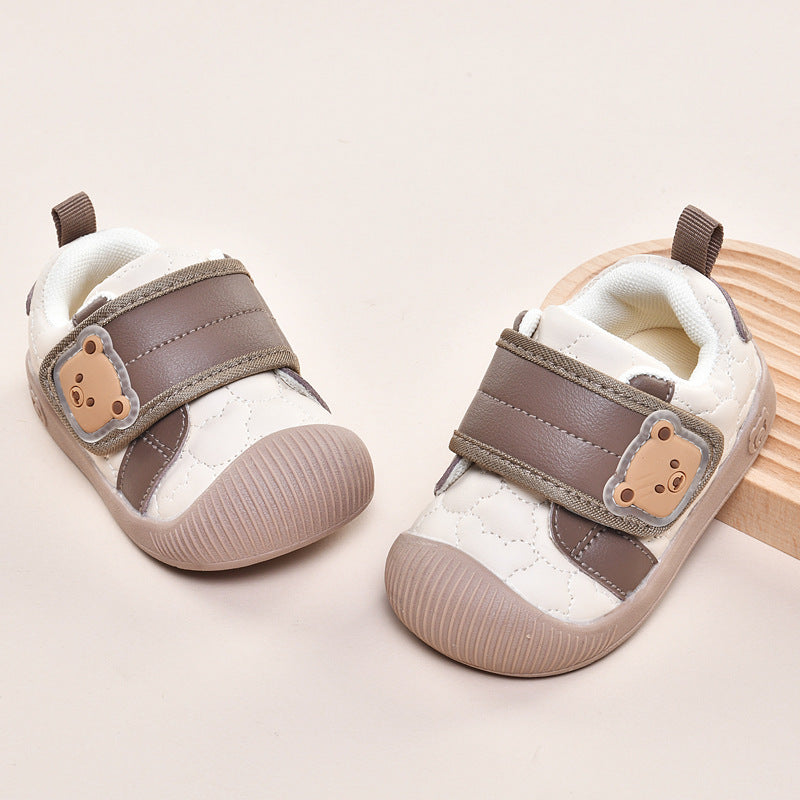 Baby first walker shoes - spring/autumn collection - sizes 0-1 to 1-2 years - soft sole, breathable infant & toddler shoes for boys & girls