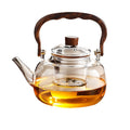 Glass teapot, tea water separation kettle, teapot, flower teapot, stove tea maker, tea set suit, heat-resistant glass
