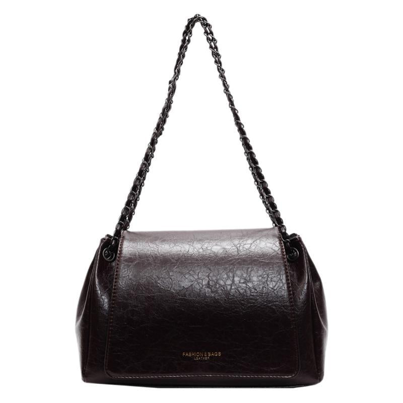 Foreign trade advanced sense versatile chain tote bag women's 2025 new large-capacity leisure commuting shoulder messenger bag