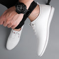 Men's spring new soft leather loafers business casual men's leather shoes slip-on tiktok viral hot seller
