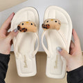 Shirley rose flip-flops women's versatile casual soft sole beach sandals summer student dormitory flat shoes for girls