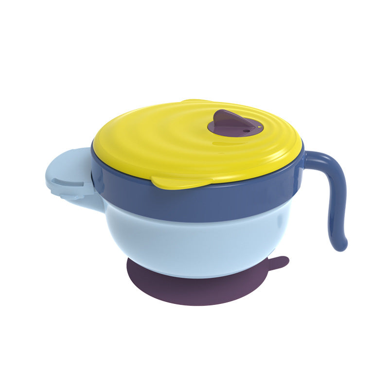 Oem personalized stainless steel kids water-filled thermos bowl baby suction cup bowl baby grinding food bowl suction cup design