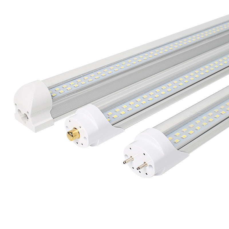 Customized T8 high-brightness integrated daylight tube led aluminum-plastic split tube parking lot office lighting tube