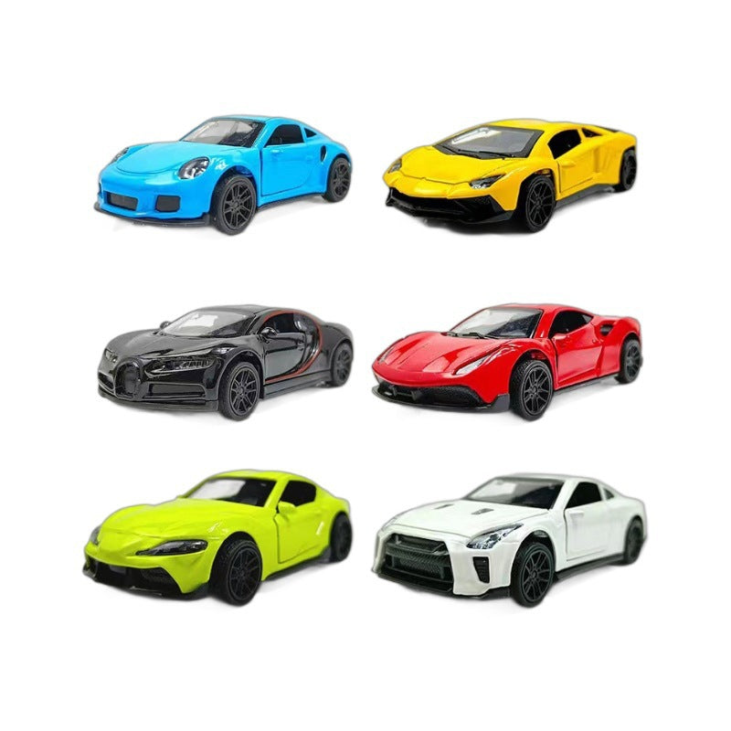 alloy toy car 1:43 model artificial car boy gift sports car ornaments can open the door toy car