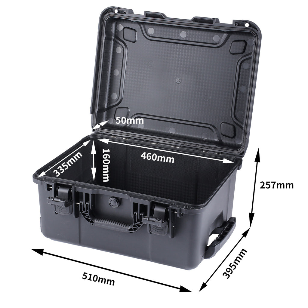Customized safety box protective box, plastic toolbox trolley box toolbox equipment box trolley toolbox industry