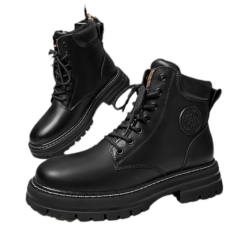 Men's safety boots - spring collection: durable, wear-resistant construction boots for work sites, waterproof, slip-resistant, hiking, and outdoor activities