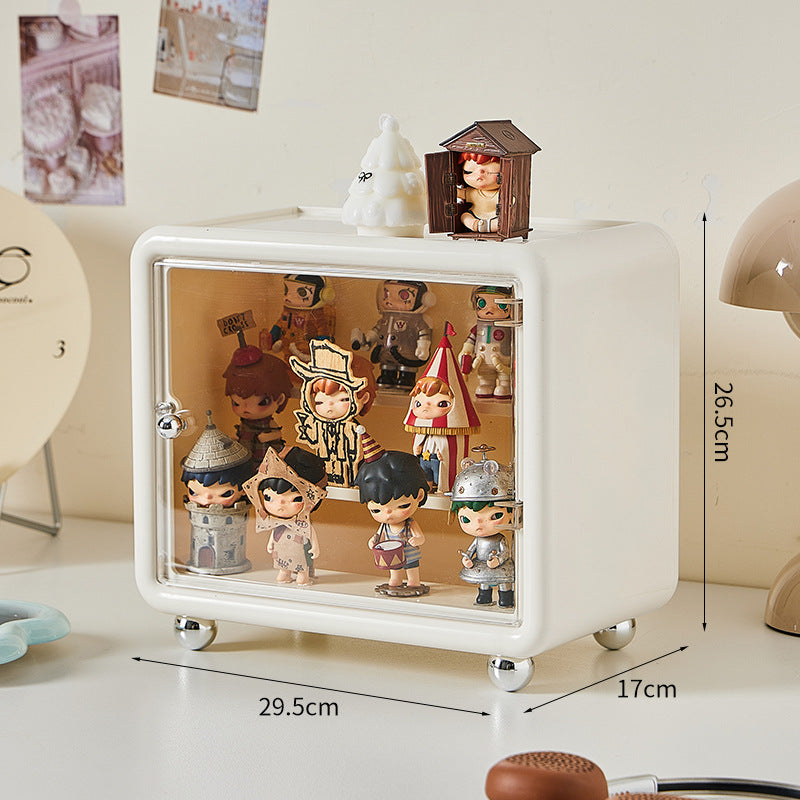 Blind Box Storage Display Cabinet Large Capacity POP MART Lego Figure Display Box Dust Storage Box Doll