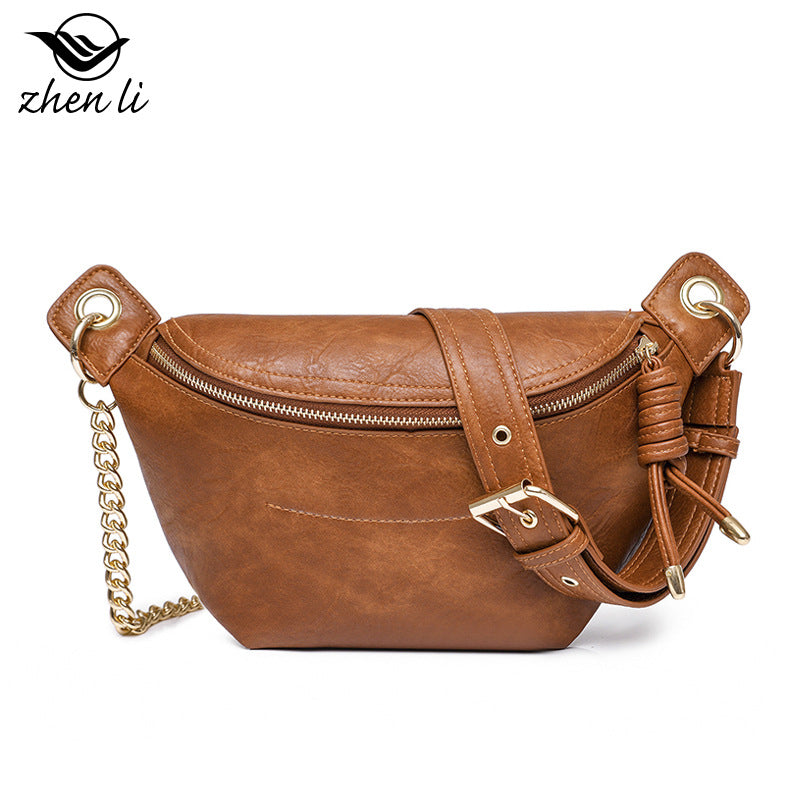 Find factory women's bags, messenger bags, retro new PU breast bags, chain bags, waist bags, women's fashion bags wholesale