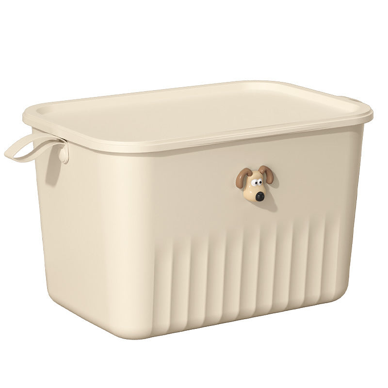 Miscellaneous storage box dormitory desktop storage box toy cream style cosmetics storage box snack plastic storage box