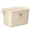 Miscellaneous storage box dormitory desktop storage box toy cream style cosmetics storage box snack plastic storage box