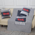 Dual-purpose car pillow and quilt, car pillow quilt, foldable air-conditioning quilt, printed pillow quilt, personalized logo wholesale