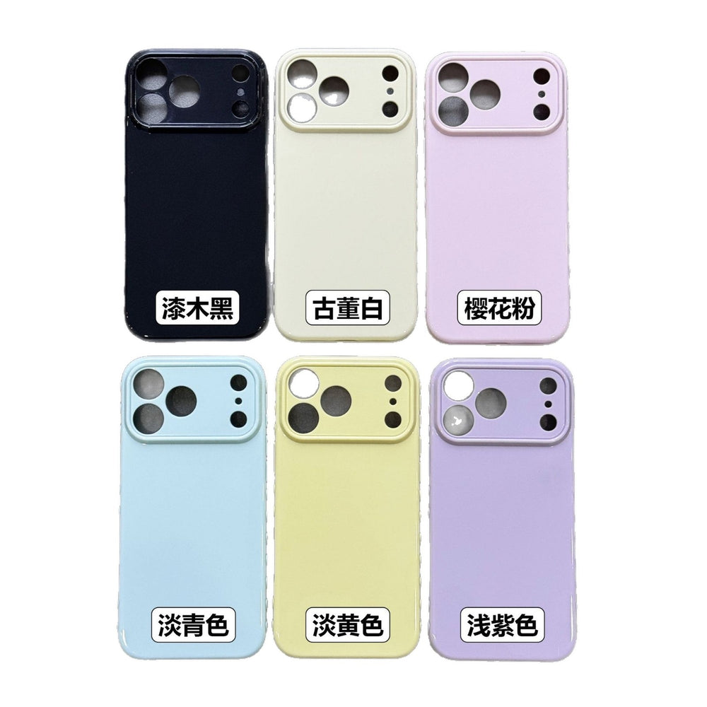 Suitable for iphone17 pure color bubble heart shell mobile phone case apple 16prom side heart shaped tpu mobile phone case