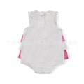 Export children's clothing baby bag butt shirt pure cotton bottom newborn khaki baby sleeveless vest summer one-piece