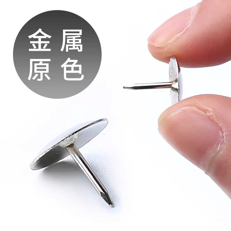 Deli Pushpins 0020 Metal round head pushpins 100 pieces/box, press pins, drawing board pushpins, metal pushpins