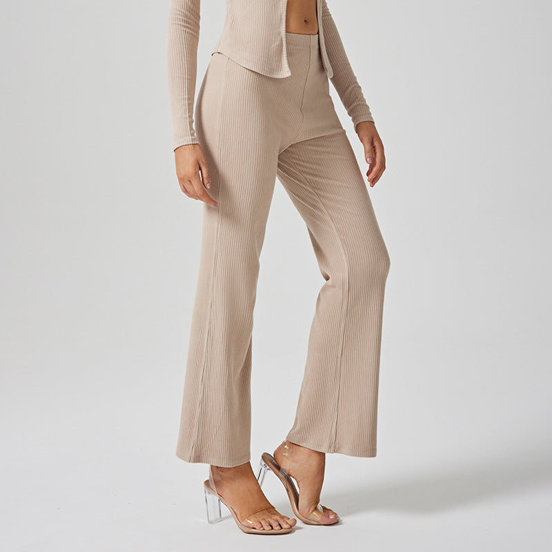 plaid stretch yoga clothes easiest for match royal sister eleganthigh waist silmlongcasual sweatpants for women fall and winter