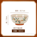 New chinese style ceramic dinnerware set for home use - 2026 collection: bowls, plates, dinnerware, noodle bowls, and soup bowls - complete set