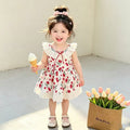 Summer dress little princess summer outfit baby girl thin outerwear sweet cute dopamine summer clothes