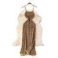 Sexy hot girl knitting sleeveless suspender dress female summer k-stylecut outslimming lookbacklessknitting long skirt