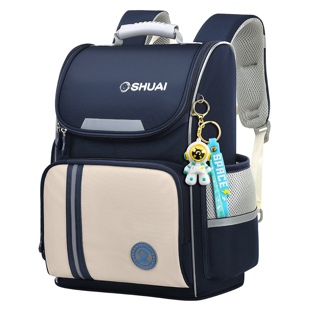 2026 new children's backpack for boys and girls, grades 1-6: large capacity, lightweight, and spine-protecting design