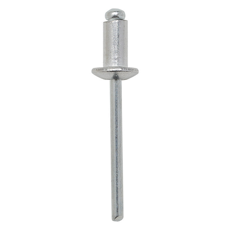 Aluminum iron open type round head pull rivet flat round head willow nail pull nail half round head aluminum rivet aluminum cap iron core blind rivet