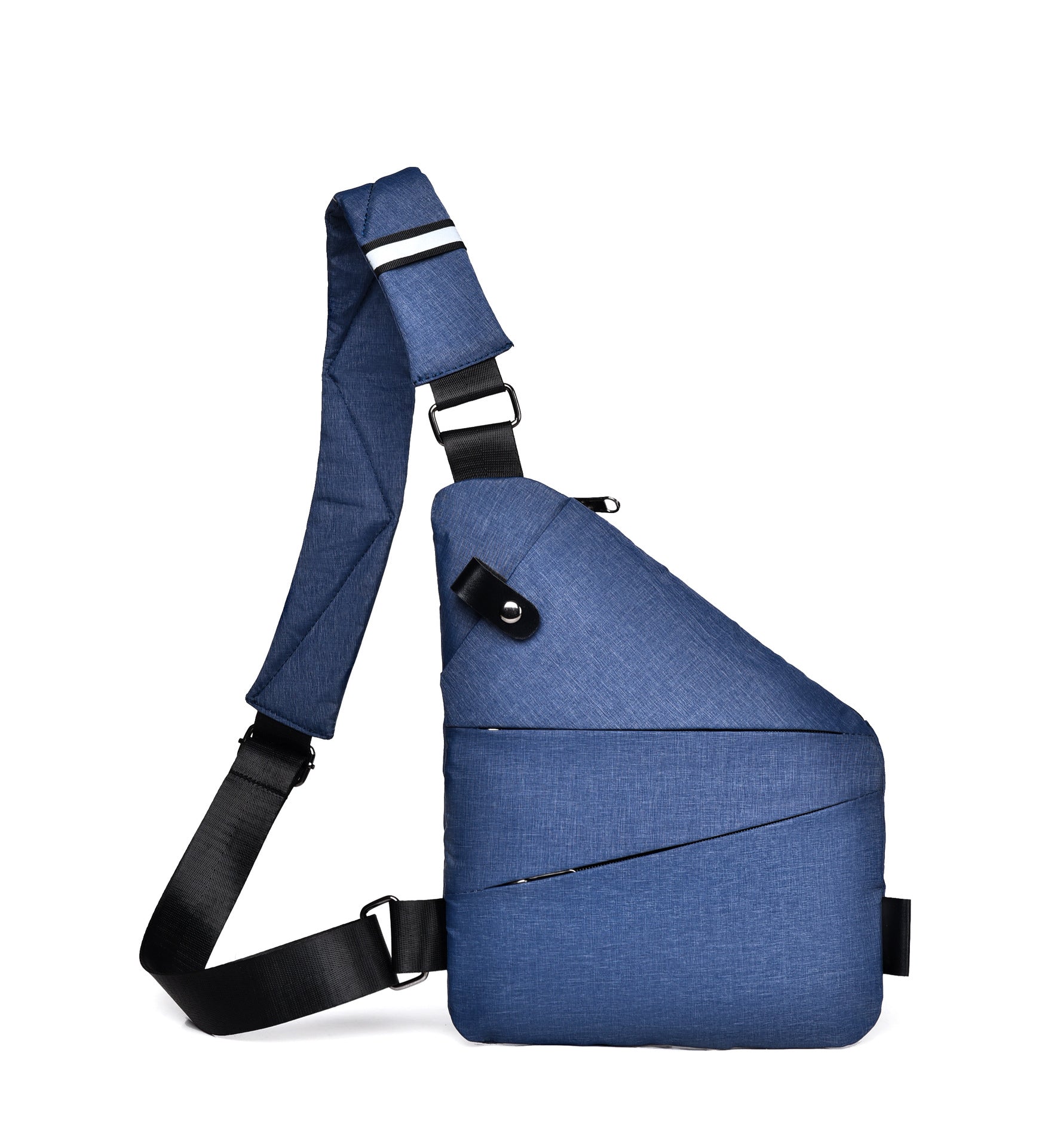 Cross-border  new shoulder bag men's leisure sports light breast bag outdoor leisure messenger bag wholesale delivery