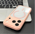 Acrylic magnetic two-tone case, instantly upgrades your iphone to a 17 pro max with a large view window, iphone 18 hard case