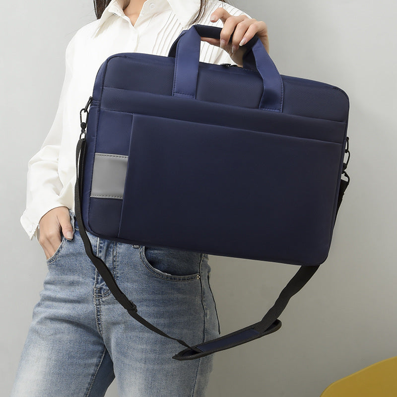 Cross-border trend wholesale men's and women's laptop bags, business shoulder messenger bags, fashion notebooks, thickened liner bags