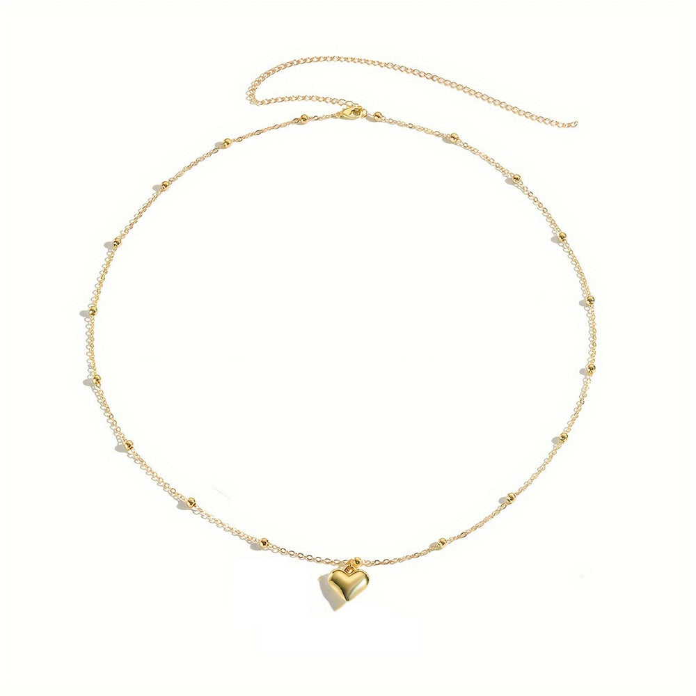 European and american cross-border women's fashion bohemian style popular waist belt wholesale - minimalist hollow heart waist chain