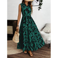 Shipped:  hot-selling women's printed long-sleeve dress for european and american cross-border e-commerce independent stores - export quality