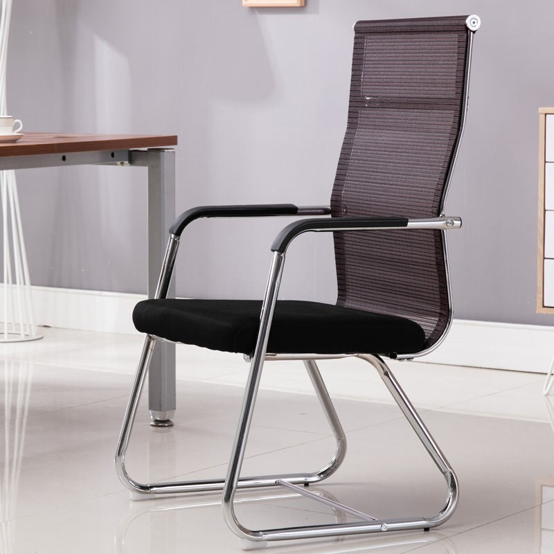 Home backrest bow-shaped mahjong chair breathable dormitory staff office conference seat office chair computer chair