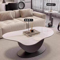 Modern minimalist rock slab coffee table - perfect for small spaces, living rooms, and home use. new irregular cloud-shaped design
