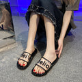 Trendy home transparent slippers women's summer new indoor anti-slip bath bathroom crystal slippers