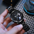 New arrivalmenrotate wheel stereocut out car modification gift watch middle southeast asia men's watch quartz watch