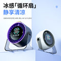 New high-speed desktop fan - usb powered, quiet operation, ideal for home, dorm, kitchen. wall-mountable, with night light feature. compact mini fan for desktop use