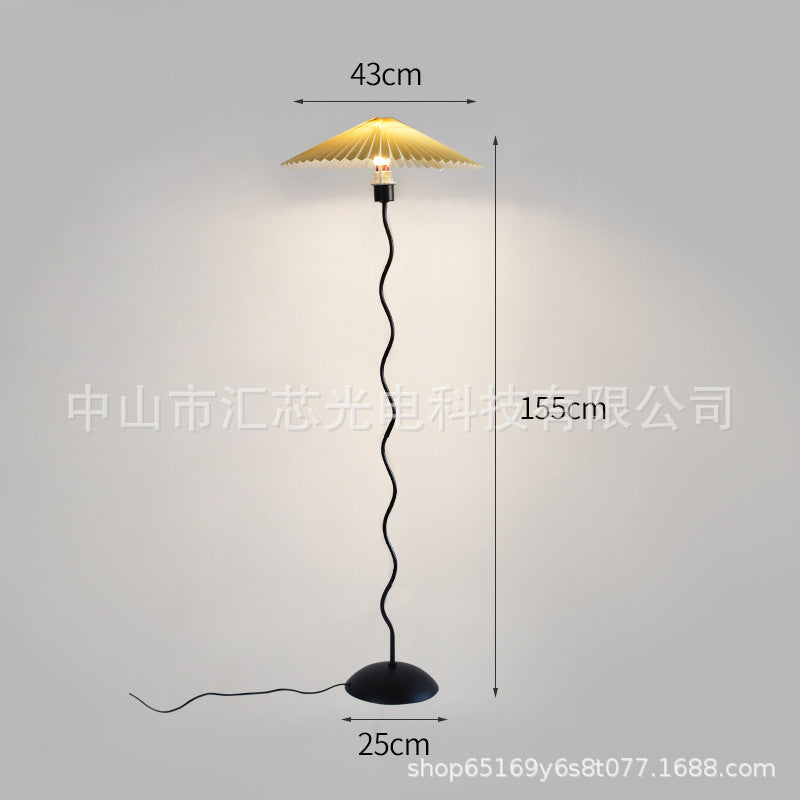 Modern minimalist floor lamp for living room, home, hotel, and b&b - artistic bedside ambient lighting