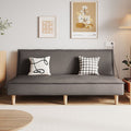 New multifunctional cat-scratch fabric foldable sofa bed - perfect for apartments, rentals, small spaces, and trendy lounging!