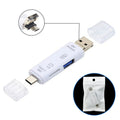 Type-c card reader tf android usb to otg 2.0 adapter - multifunctional 5-in-1