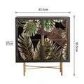 American enamel painted glass door storage cabinet shoe cabinet for home restaurantaccessible luxury entrance cabinet iron storage sideboard