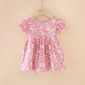 White peach blossom princess dress
