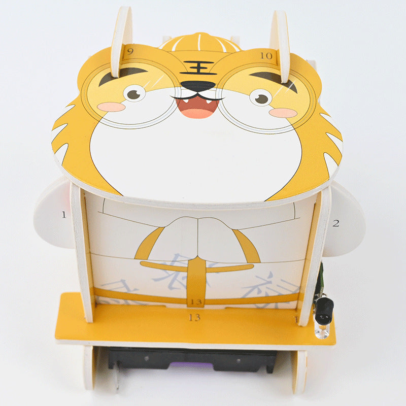 KT board induction trash can physical infrared intelligent handmade small production primary school students splicing science experiment recommended new