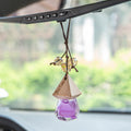 Car perfume rearview mirror aromatherapy pendant car odor removal fragrance car pendant long-lasting light fragrance air freshener