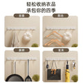 White hook coat hook entrance entrance entrance no punch punch storage rack wall key row hook storage rack