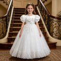 Wholesale girls' formal dresses - long flower girl dresses for weddings - new cross-border children's princess dresses - big kids' clothing - in stock