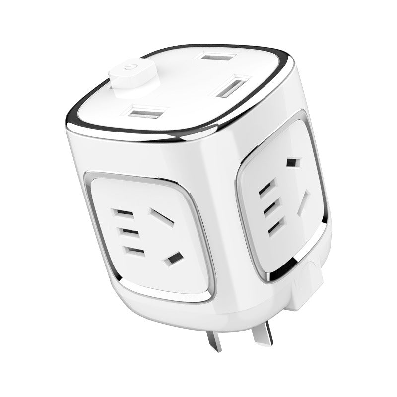 Magic cube socket converter usb plug splitter multifunctional power strip panel multi-outlet home wireless