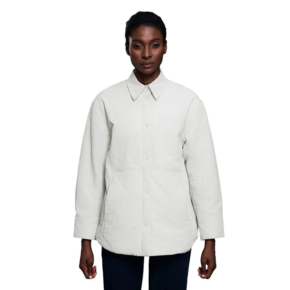Lapel shirt cotton clothing women's fall and winternew arrivalcasualeasiest for matchthickenedheattechjacketcasualtopsoutweard25123