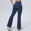 New women's high-waisted, butt-lifting, slightly flared yoga pants - barely-there feel, breathable, no camel toe, running & fitness wide-leg activewear